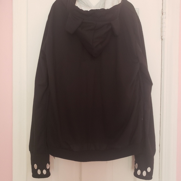 Unisex Hoodies Pet Holder Cat Dog Large Pouch Carriers Pullover with Cat Print - Picture 10 of 12